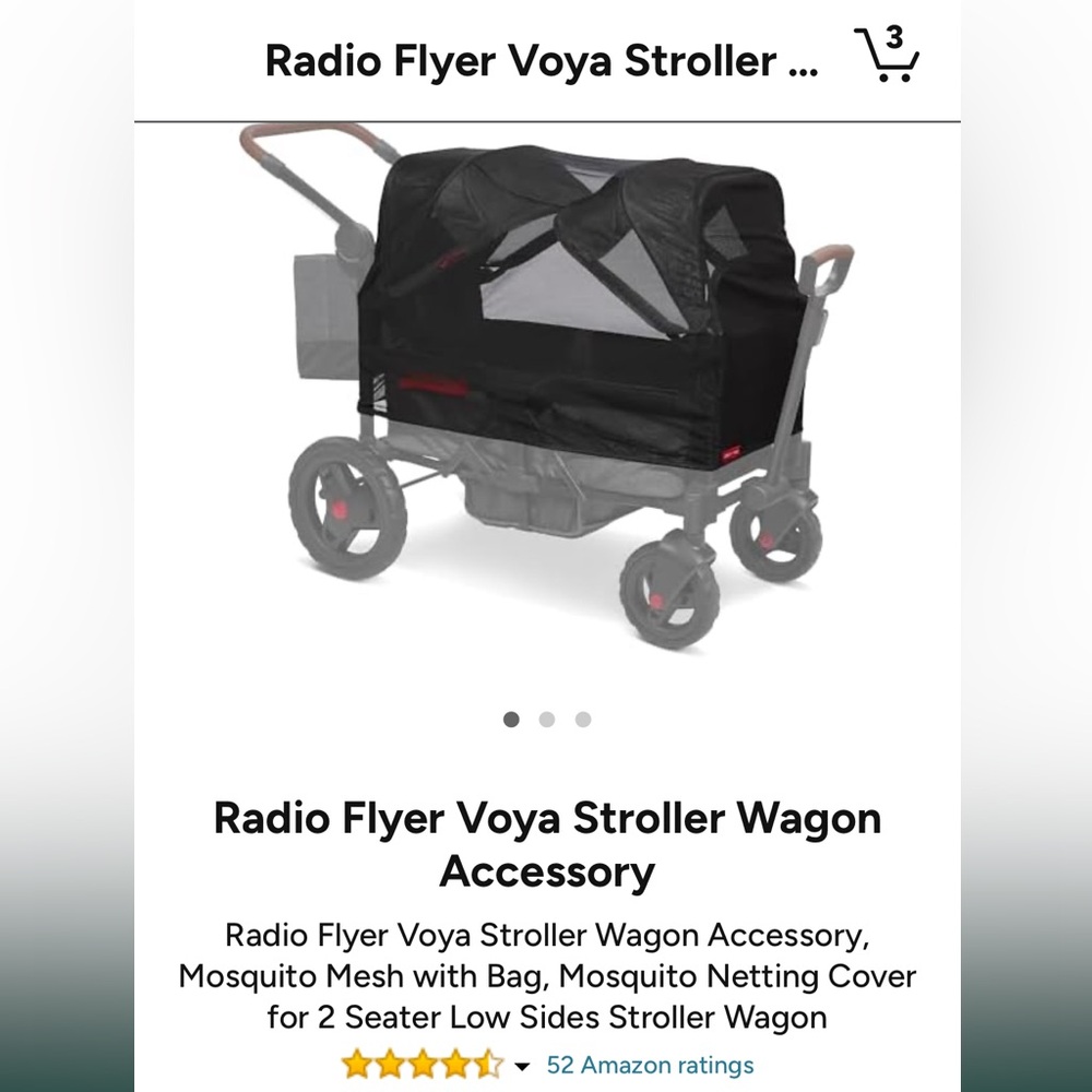 Radio Flyer Voya Stroller Wagon Accessory